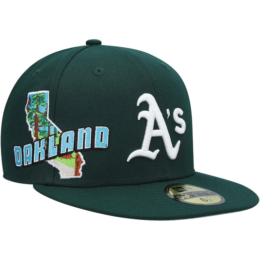 New Era Fitted State-view "Oakland Athletics"