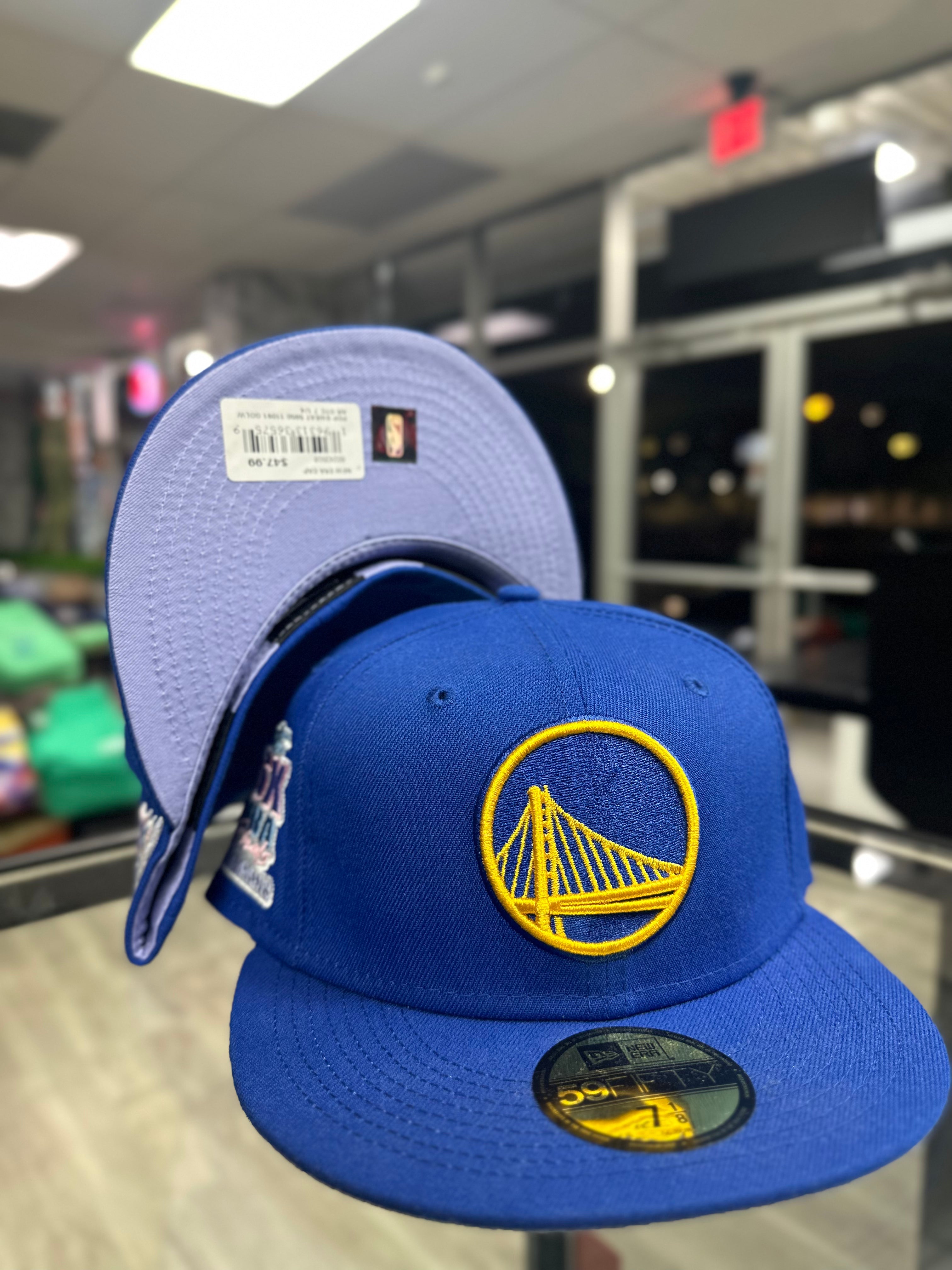 New Era Fitted "Warriors 6x Nba Championship" (Lavender Brim)