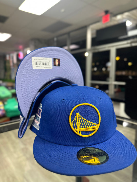 New Era 59FIFTY Golden State Warriors PLANETARY Fitted Hat Black