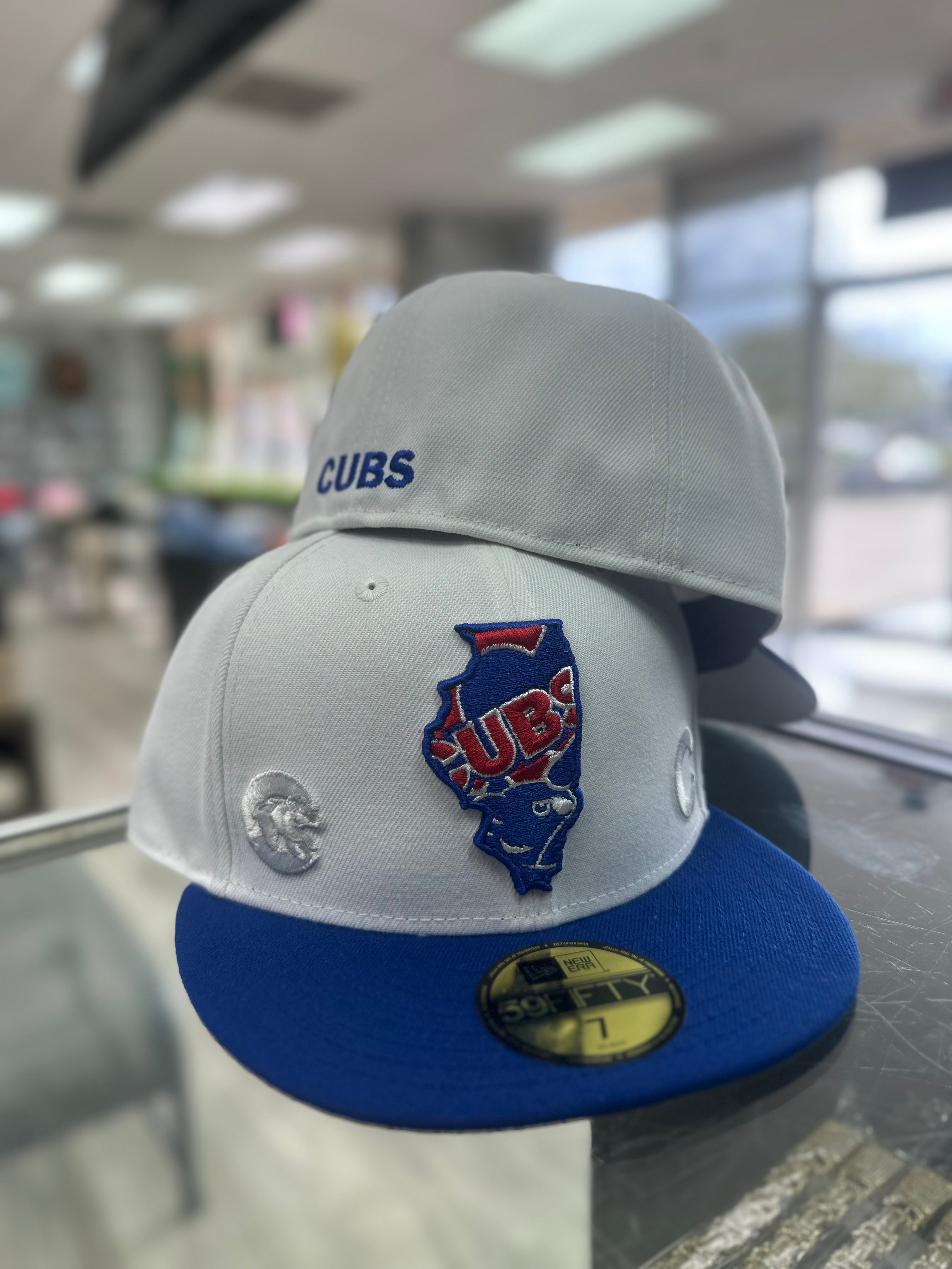 New Era Fitted "Chicago Cubs" State Pack White/Blue