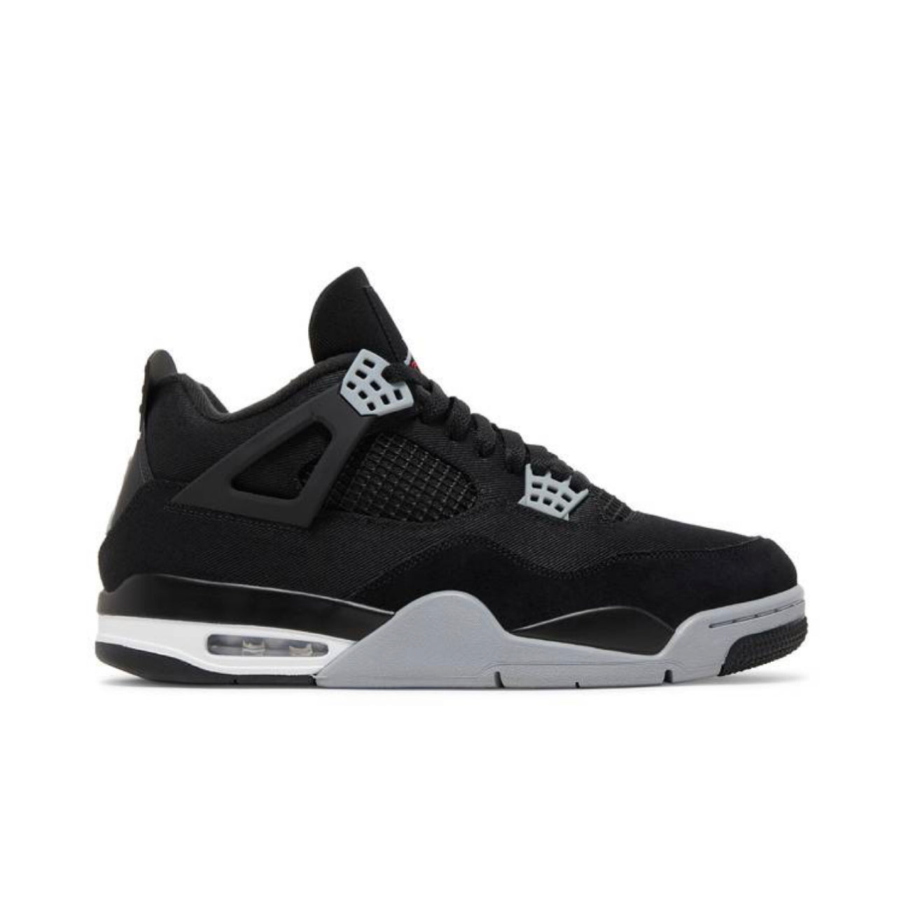 Air Jordan Retro 4 "Black Canvas" (GS)