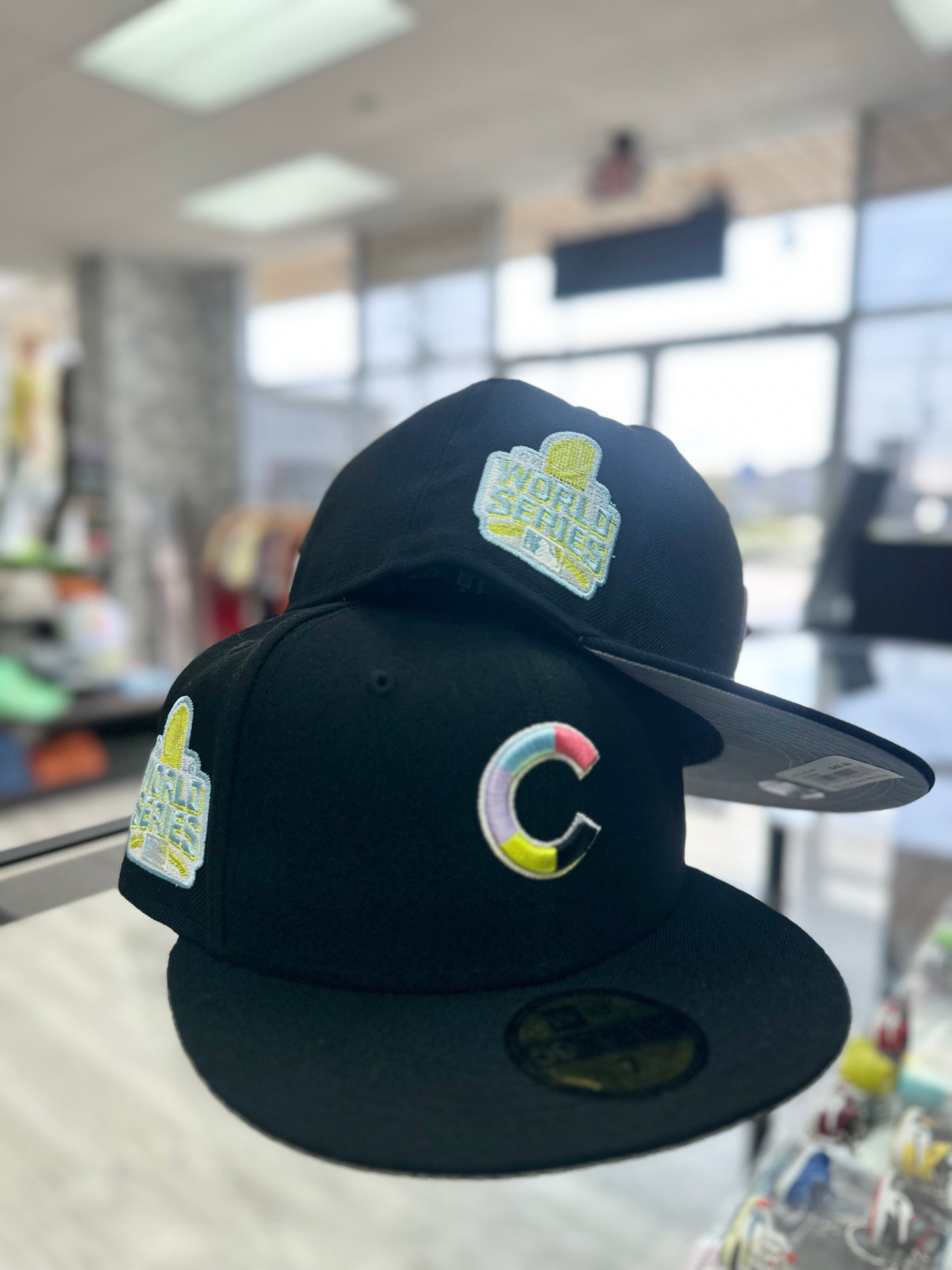 New Era Fitted "Chicago Cubs" Colorpack Black