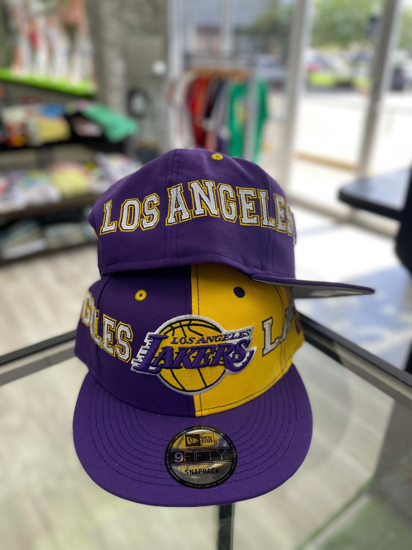 New Era Snapback "Los Angeles Lakers" Team Split
