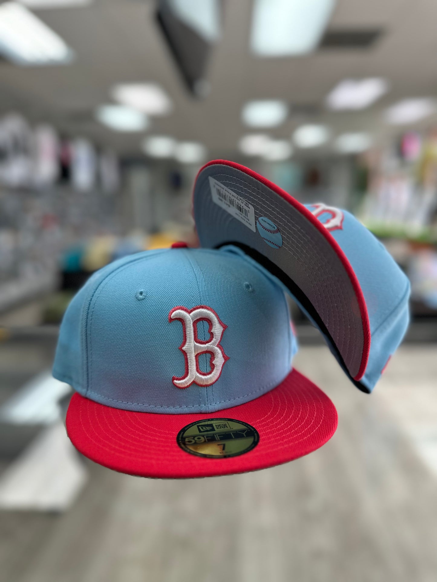 New Era Fitted "Red Sox" Colorpack Crimson