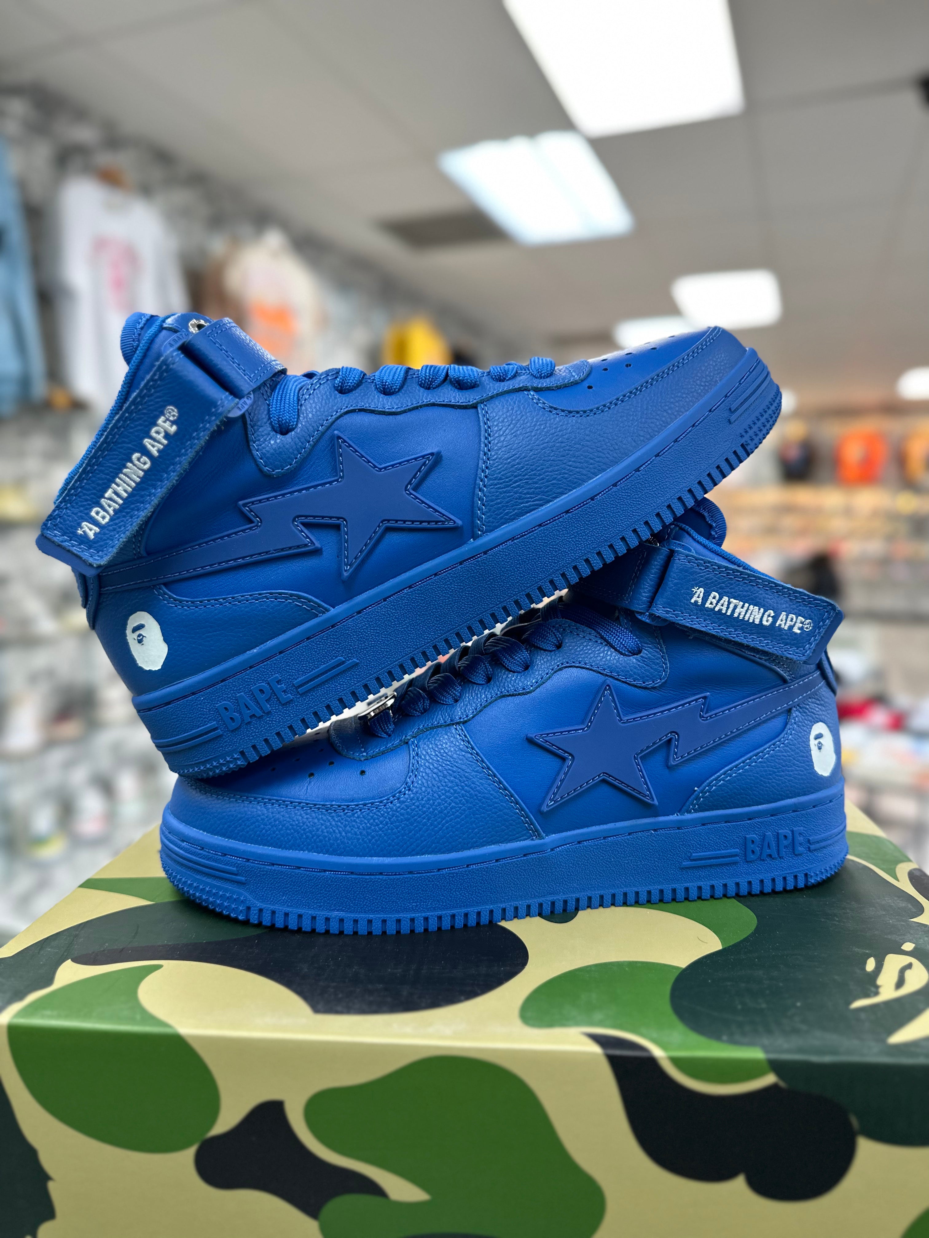 A Bathing Ape Bape Sta Hightop "Royal Blue"