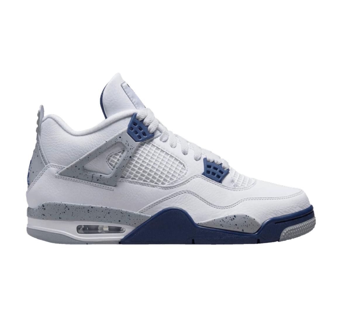 Air Jordan Retro 4 "White Midnight Navy"  (Men)