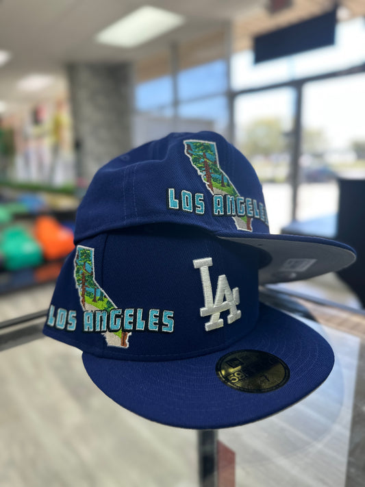 New Era Fitted State View "La Dodgers"